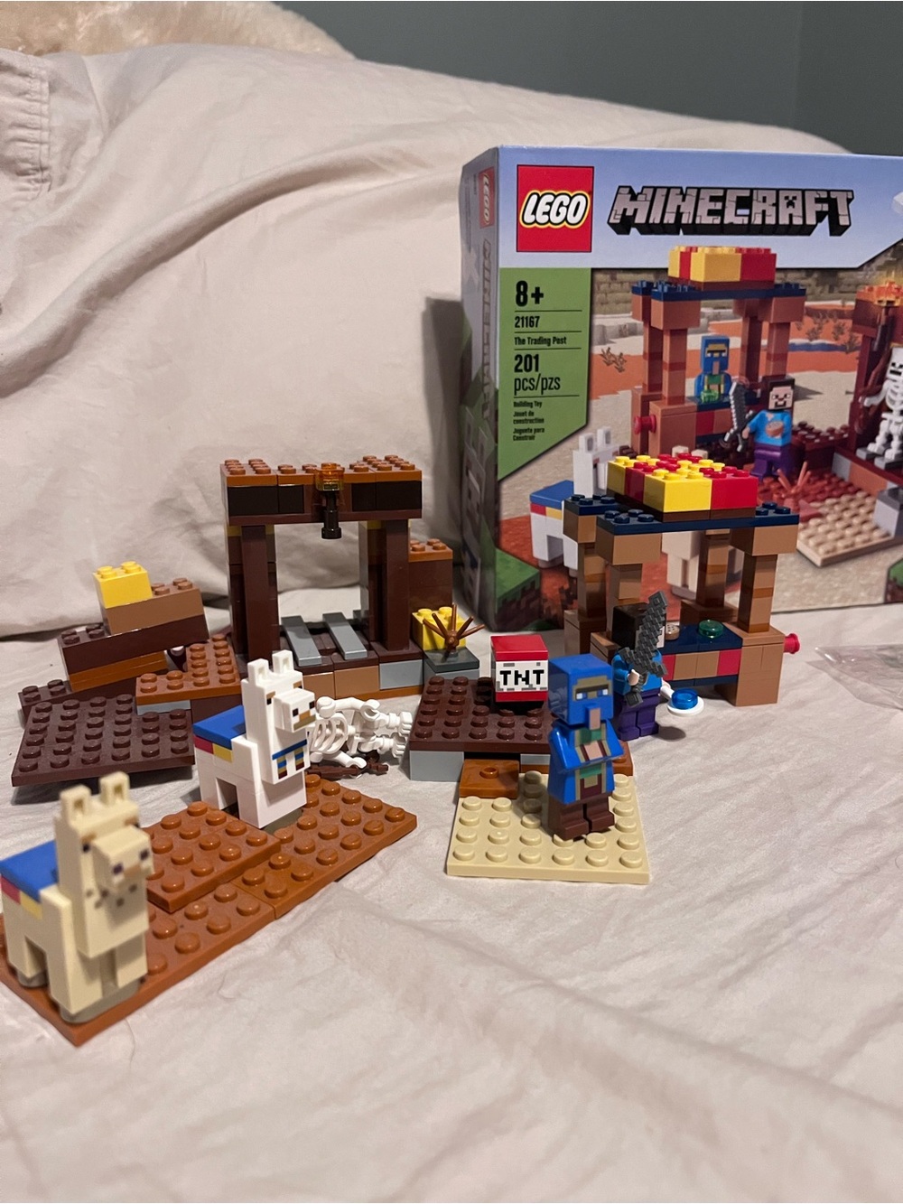 LEGO Minecraft 21167 Brown & Tan Trading Post Playset (2019)